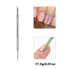 Double Ended Cuticle Remover Cuticle Pusher Polishs Remover Stainless Steel Cuticle Care Tool For Home Salon Use view 3