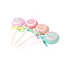 Beavorty 2Pcs Lollipop Shaped Foot Care Scrubber Pumice Stone Dead Skin Remover Tool for Smooth Feet Lightweight Exfoliating Rubbing Tool Mixed Color Foot Rubbing Tool view 3