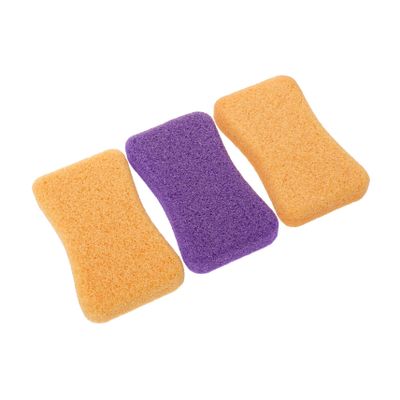 PartyKindom 3Pcs Rubbing Stone for Feet Exfoliating Tool for Dead Skin Removal Grinding Foot Accessories Random Colors for Softening Calluses and Rough Skin