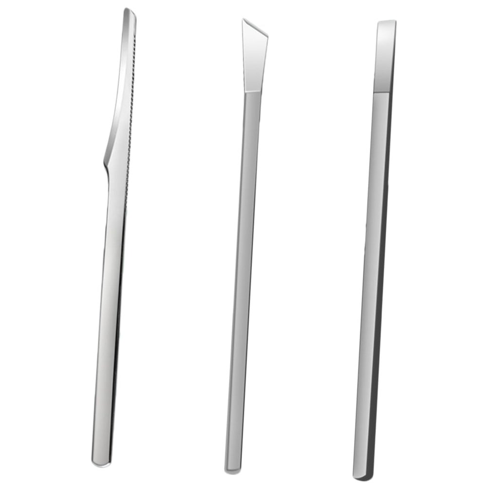 DECORNIJIA Professional Pedicure Set 3pcs Stainless Steel Foot Care Tools for Ingrown Toenail Callus Removal for Men Women Portable Nail Trimmer Kit Ergonomic Design