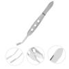 Beaupretty Stainless Steel Meibomian Gland Expressor Tweezer for Eyelid Massage Rectangular Head Design Eye Gland Cleaning Tool Suitable for Dry Eye Relief view 2