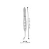Beaupretty Stainless Steel Meibomian Gland Expressor Tweezer for Eyelid Massage Rectangular Head Design Eye Gland Cleaning Tool Suitable for Dry Eye Relief view 4