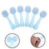 LIFKOME 6pcs Round Brush Nail Tools for Manicure Fingernail Brush Accessory Gentle Scrub for Nail Care view 3