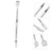 FRCOLOR Stainless Steel Blackhead Shovel Facial Brush for Skin Cleansing Pore Extractor Tool Nose Scraper Skincare Tool view 4