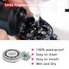 SH60/72 Replacement Head Blades Series 6000 Compatible with Philips Norelco 6000 Replacement Blades,for Series 6000 Electric Shaver Razors S6880/81,S6850/85,S6810/82,With Cleaning Brush view 3