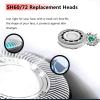 SH60/72 Replacement Head Blades Series 6000 Compatible with Philips Norelco 6000 Replacement Blades,for Series 6000 Electric Shaver Razors S6880/81,S6850/85,S6810/82,With Cleaning Brush view 4