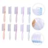 SHERCHPRY 10pcs Nail Cleaning Brush Set Long Handle Nail Brush Cleaner for Fingernails Non-irritating Bristles for Gentle Scrubbing view 2