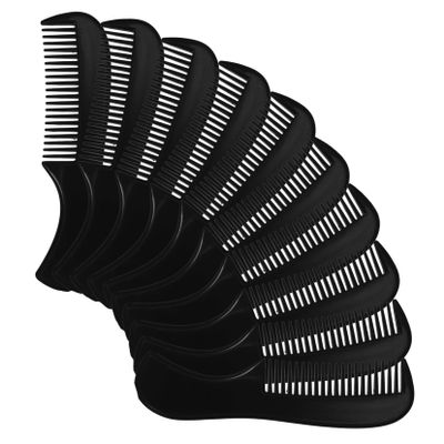 FOYTOKI 10-Piece Pocket Beard Combs Set for Men Mini Styling Comb Sturdy Plastic Easy Grooming Tools for Travel and Daily Use