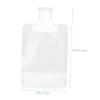 OUNONA 15Pcs Reusable Squeeze Bags for Travel Portable Makeup Cream Storage with Multi Function Lotion Pouches for Daily Use Toiletries and Skincare Products view 2