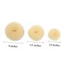 CALLARON 3pcs Hair Donut Bun Maker Set Beige Round Chignon Styler for Women Size Large Easy to Use Hair Styling Accessory for Elegant Updos view 2