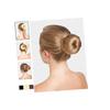 CALLARON 3pcs Hair Donut Bun Maker Set Beige Round Chignon Styler for Women Size Large Easy to Use Hair Styling Accessory for Elegant Updos view 3