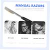 CALLARON Barber Tool Shaving Razor Manual Razor Beard Trimmer for Men for Home Travel view 2