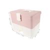 Beaupretty Professional Nail Organizer Makeup Case Nail Supplies Storage Tool Carrying Case Manicure Box view 2