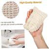 Beaupretty 20pcs Cotton Linen Soap Net Bags with Drawstring for and Foaming for Handmade Soap Bathing and Item Organization view 3