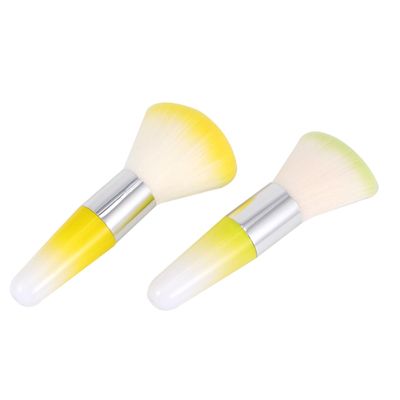 FRCOLOR 2pcs Makeup Brush Nail Art Dust Removal Makeup Brush Cleaner for Professional Diy Use