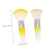 FRCOLOR 2pcs Makeup Brush Nail Art Dust Removal Makeup Brush Cleaner for Professional Diy Use view 3