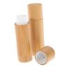 Ipetboom 2pcs Empty Bamboo Lipstick Tube Holder Lip Gloss Container Lip Balm Gloss Tube Cosmetic Holder Travel Bottles for Diy Crayon Solid Perfume view 1