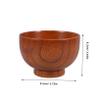 Beaupretty Wooden Facial Mask Mixing Bowl Kit Face Mask Bowl Mixing Spatula Facial Skin Care Accessories view 2