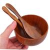 Beaupretty Wooden Facial Mask Mixing Bowl Kit Face Mask Bowl Mixing Spatula Facial Skin Care Accessories view 4