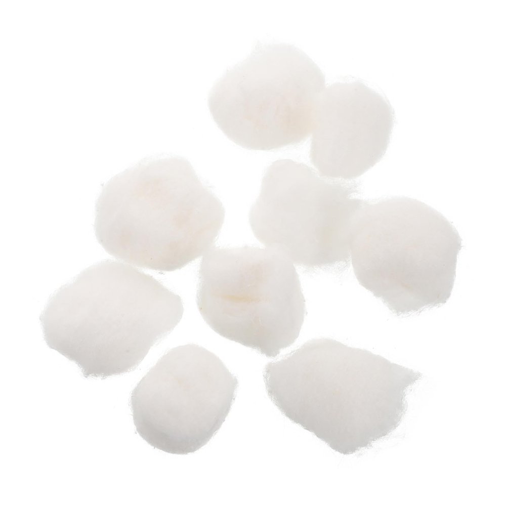 Pure Cotton Balls 500g White for Makeup Removal and Gentle Cleansing