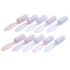 DEARMAMY 10-Piece Long Handle Nail Brush Set Handle Grip Scrub Brush for Fingernail Cleaning Soft and Stiff Bristles for Men and Women for Nail Art and Grooming view 1