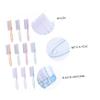 DEARMAMY 10-Piece Long Handle Nail Brush Set Handle Grip Scrub Brush for Fingernail Cleaning Soft and Stiff Bristles for Men and Women for Nail Art and Grooming view 2