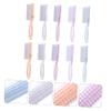 DEARMAMY 10-Piece Long Handle Nail Brush Set Handle Grip Scrub Brush for Fingernail Cleaning Soft and Stiff Bristles for Men and Women for Nail Art and Grooming view 3