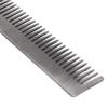 ACAGALA Pocket Beard Comb Zinc Alloy Skull Pattern Hair Styling Mustache Shaping Oil Hair Comb (Silver) view 2