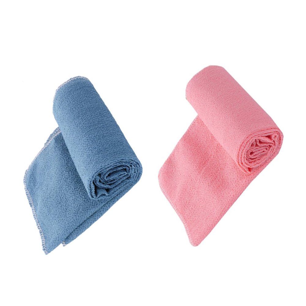 ABOOFAN 2pcs Bath Towel Back Scrubber Long-Handled Exfoliating Towels for Body Scrubbing Cleansing