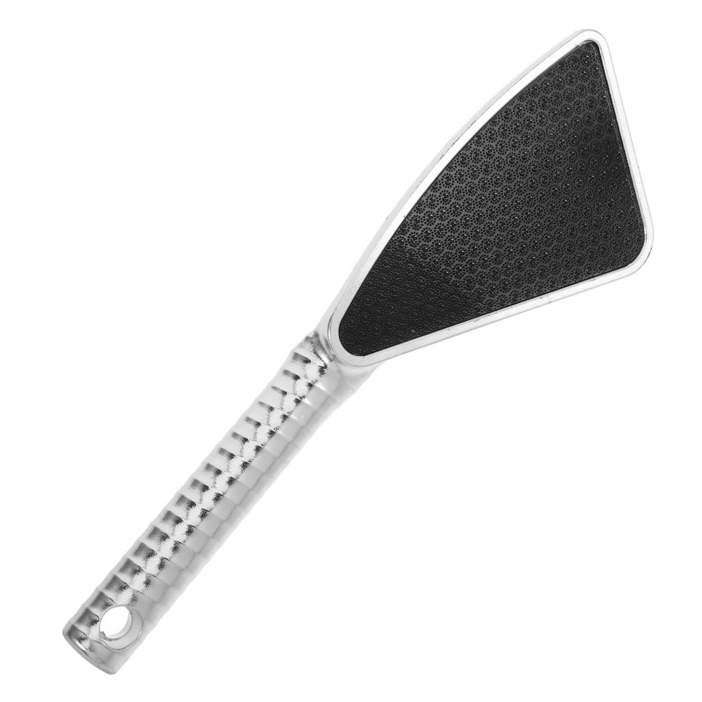 Beaupretty Foot Rasp Callus Remover Professional Heel Scraper for Feet Care Ergonomic Design for Comfortable to Hold Silver Nano Glass for Soft Skin Removal