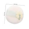 Beaupretty 2pcs Large Powder Puff Soft Velvet Applicator for Loose Powder Foundation Blending Makeup Washable Reusable Elegant Embroidery Design view 2