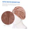 Beaupretty 3pcs Hair Drying Hoods Absorbent Hair Towel Cap Towel for Women Shower for Drying view 4