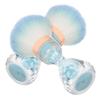 Beaupretty 2pcs Nail Dust Brush Set Soft Bristle Makeup Cleaning Brush for Nail Art Sky-Blue for Dust Powder Removal and Detail Cleaning view 1