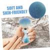 Beaupretty 2pcs Nail Dust Brush Set Soft Bristle Makeup Cleaning Brush for Nail Art Sky-Blue for Dust Powder Removal and Detail Cleaning view 3