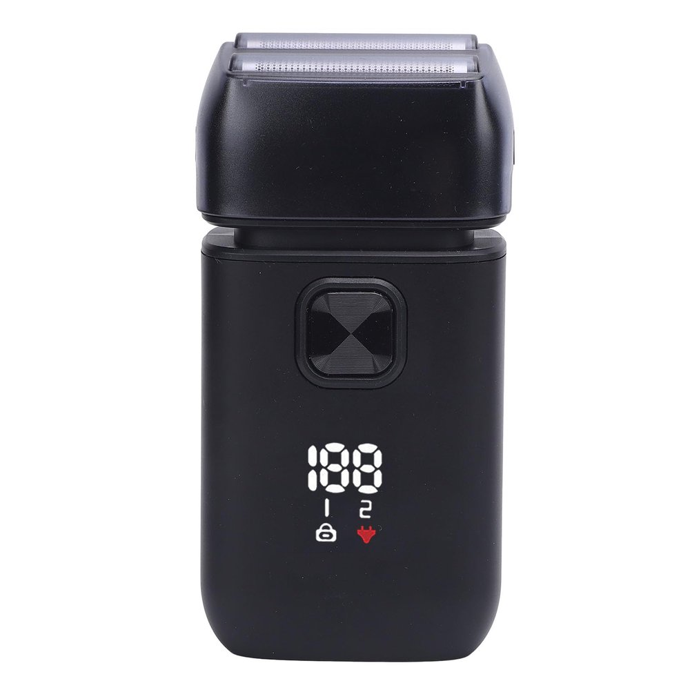 BRRNOO Electric for Men, Beard Trimmer with Foil Clipper and Cleaning Brush, Professional Bald Head for Reciprocating Trimming