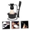 HONITANO 1 Set Men Manual Shaving Kit with Ergonomic Handle Includes Shaving Brush Bowl and Stand for Stable Storage for Home Barber Shop Use view 4
