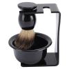Shaving Brush Kit, 3 in 1 Beard Brush Kit, with Lightweight Holder and Bowl Set, Grooming for Fathers, Husbands, or Boyfriends view 4