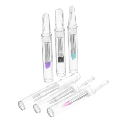 6pcs Eyelash Curler Brush: Glitter Eye Shadow Stick Eyebrow Brush Set Makeup Tools for Women Portable for Travel-Friendly