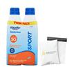 Equate Sunscreen SPF 50- Sport Broad Spectrum Spray (pack of 2), Set By Basket Goods view 1