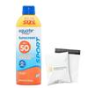 Equate Sunscreen SPF 50- Value size Sport Broad Spectrum Spray, 9.1 oz (pack of 1), Set By Basket Goods view 1