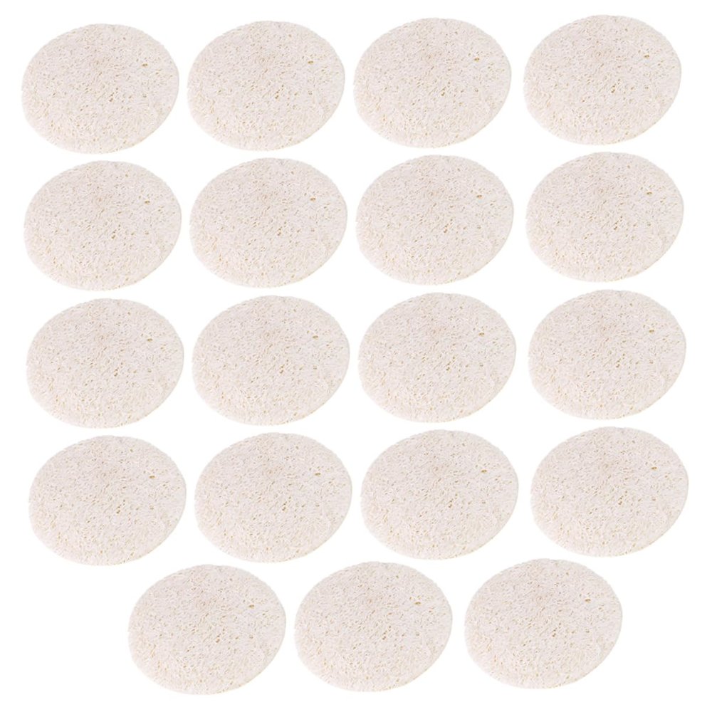 FRCOLOR 40pcs Loofah Oil Absorbing Sheets for Face Exfoliating Facial Scrubber Oil Control Tissues Makeup Remover