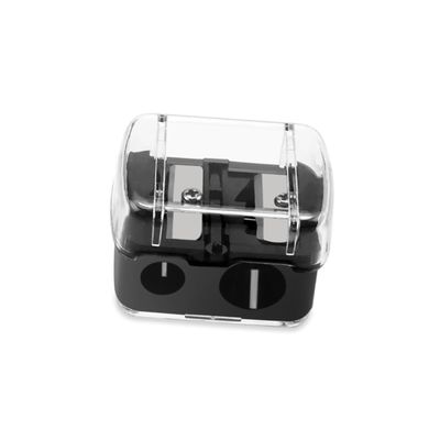 Beaupretty 30pcs Eyebrow Sharpener Tool Double Pencil Sharpener for Makeup for Lip Liner Eyeliner Crayon Easy to Use