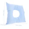 Outanaya Square Face Down Massage Pillow Washable Cotton Headrest for Beauty Salons and Massage Parlors Comfortable Spa Cushion Hollow Design view 2