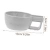 VICASKY Delicate Small Shaving Bowl Reusable Plastic Shave Bowl for Men Wide Mouth Design Stable Base Comfortable Use for Lathering for Wet Shaving and Grooming view 2