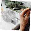 VICASKY Delicate Small Shaving Bowl Reusable Plastic Shave Bowl for Men Wide Mouth Design Stable Base Comfortable Use for Lathering for Wet Shaving and Grooming view 4