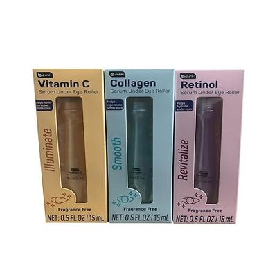 Serum under eye roller (Collagen, Retinol, Vitamin C) 3 pack