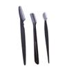Healvian 3pcs Portable Eyebrow Razor Set Stainless Steel Trimmer Makeup Tool Kit for Women Girls Travel Non-slip Handle view 1