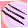 Healvian 3pcs Portable Eyebrow Razor Set Stainless Steel Trimmer Makeup Tool Kit for Women Girls Travel Non-slip Handle view 4