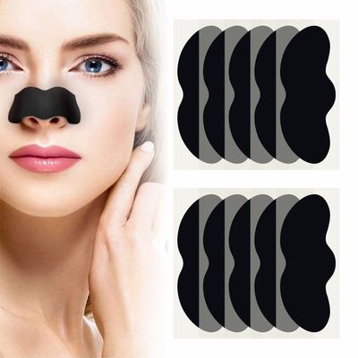 Blackhead Charcoal Nose Strips, Charcoal May Be Acne Blackhead Removal Nose Mask Cleaning Peel Off Nose Sticker, 10pc