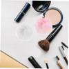 Beaupretty 4Pcs Fuzzy Ball Makeup Powder Puff Soft Facial Cleaning Pads for Women Portable Dry Powder Box Design for Cheek Color Application view 2